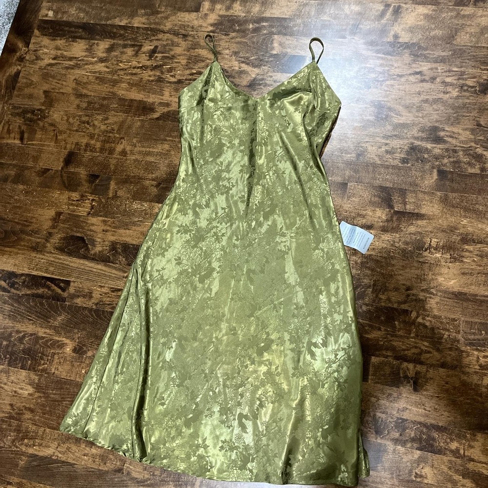 Cami satin slip dress jacquard coquette dainty paris angle fairy